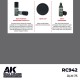 Real Colours Lacquer Based Paint - Military #RLM 75 (17ml)