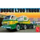 1/25 1966 Dodge L700 Truck with Flatbed Racing Trailer