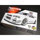 1/24 Nissan R34 BNR34 Skyline GTR with Mine's Aero Parts 