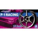 1/24 16inch P-1 Racing Wheels and Tyres Set 