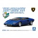 1/32 Snap Lamborghini Countach LP400 (Blue) Snap Kit No.20-E