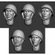 1/35 WWII Soviet Heads In Helmets Vol.1