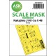 1/48 Nakajima J1N1-Sa One-sided Paint Masking for Tamiya kits