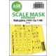 1/48 Nakajima J1N1-Sa Double-sided Paint Masking for Tamiya kits