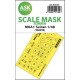 1/48 M6A1 Seiran One-sided Masking self-adhesive pre-cutted for Tamiya kits