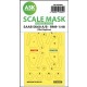 1/48 SAAB SK60 Double-sided Masking self-adhesive, pre-cutted for Pilot-Replicas kits
