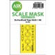 1/48 De Havilland Tiger Moth Double-sided Mask for Airfix kits