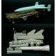 1/48 German AA Missile Feuerlilie F-55 Flakrakete with Dolly