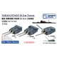 1/350 Takao/Atago 20.3cm Gun Turrets (5pcs)