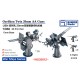 1/350 USN Oerlikon 20mm Twin AA Guns B (10pcs)