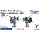 1/700 USN Oerlikon 20mm AA Guns C Late ver (16pcs)