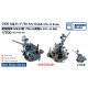 1/700 USN 3&amp;quot;/50 Mk33 AA Guns and SPG-34 Radar (4pcs)