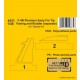 1/48 McDonnell Douglas F-4B Phantom Early Fin Tip Fairing & Rudder (separate) for Tamiya