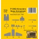 1/72 P-39Q Airacobra Nose Armament for Arma Hobby kit