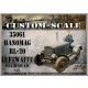 1/35 Luftwaffe Hanomag RL-20 Complet Resin kit with Driver