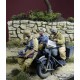 1/35 Fallschirmjager BMW R75 Crew, Italy /North Africa (3 figures)