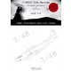 1/48 F-82E/H Twin Mustang National Insignias Masking for ModelSvit kits