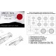 1/72 Mitsubishi C5M2 Babs National Insignias Masking for LS/Arii kits