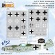 1/32 Messerschmitt Bf-109G/K Late War Crosses Paint Masking