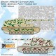 1/35 WWII German Brush Ambush Camouflage Paint Mask Set