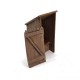 1/72 Miniature Farm Old Wooden Latrine with Separate Door