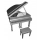 1/35 Miniature Furniture - Grand Piano