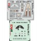 1/48 Bristol Bulldog Mk.II Dashboard 3D Decal and Seatbelts PE for Airfix kits