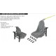 1/24 Supermarine Spitfire Mk.VIII/Mk.IX Seat for Airfix kits