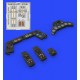 1/48 Focke-Wulf Fw 190A-3 Instrument Panel Brassin Set for Eduard kits