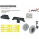 1/48 Bf 109E-4 Dashboard, Seatbelts and other Detail Parts for Eduard kits