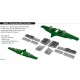 1/48 Curtiss P-40E Warhawk Gun Bays for Eduard kits