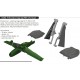 1/72 P-51D Mustang Undercarriage Legs for Eduard kits