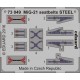 1/72 Mikoyan-Gurevich MiG-21 Seatbelts (Steel, 1 Photo-Etched Sheet)