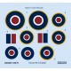 1/48 Hawker Tempest Mk.II Roundels Decals for Eduard/Special Hobby kits