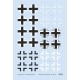 1/72 Messerschmitt Bf 109G Balkenkreuze Decal for Eduard kits