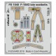 1/48 Lockheed F-104G Starfighter Late Seatbelts Detail set for Kinetic kits