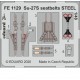 1/48 Sukhoi Su-27S Seatbelts Detail Set for Kitty Hawk kits