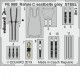 1/48 Dassault Rafale C Seatbelts Grey STEEL Detail Set for Revell kits