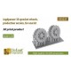 1/35 Jagdpanzer 38 Sprocket Wheels, Production Version