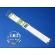 White Styrene Strip 2.5mm x 6.3mm (.10"x.125") 6pcs Length: 35cm (14")