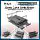 1/16 Sdkfz 251/8 Ambulance Conversion set for Das Werk kit