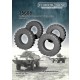 1/35 M-706 Commando Weighted Wheels for HobbyBoss kits