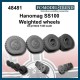 1/48 SS100 Hanomag Weighted Wheels