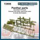 1/72 Panther Details: Exhaust, Tool Racks, Smoke Dischargers