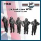 1/72 WWII British Tank Crews (5 figures)