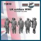 1/72 WWII British Soldiers (5 figures)