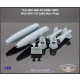 1/18 GBU-38 500lb JDAM with MXU-735 Solid Nose Plug TP (2 Bombs) for Hobbyboss AV-8B