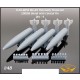 1/48 Mk-84 2000lb Bomb with Conical Fins (Thermally Protected) (4pcs)