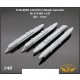 1/48 LAU-115C/A Launcher for F/A-18 AIM-7, Dual AIM-9/120 (4pcs)