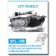 Metal Tracks for 1/35 US LVT Family (290 links)